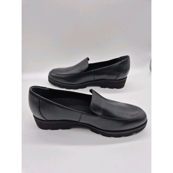 Vionic Shoes Womens Size 7 Kensley Slip On Loafer Black Leather Comfort (251) - Picture 10 of 11